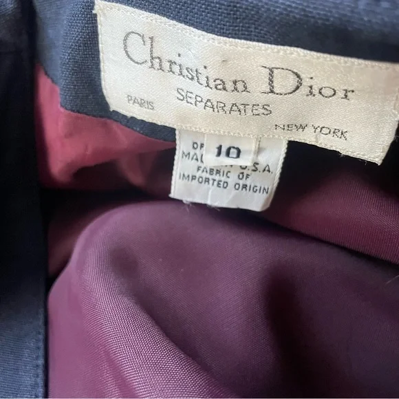 CHRISTIAN DIOR vintage double breasted blazer - Picture 5 of 8